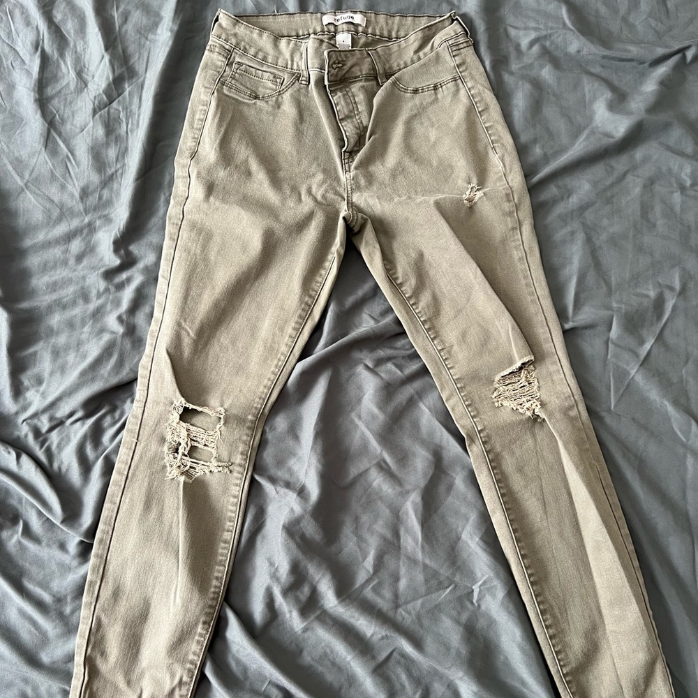 Junior Green skinny jeans